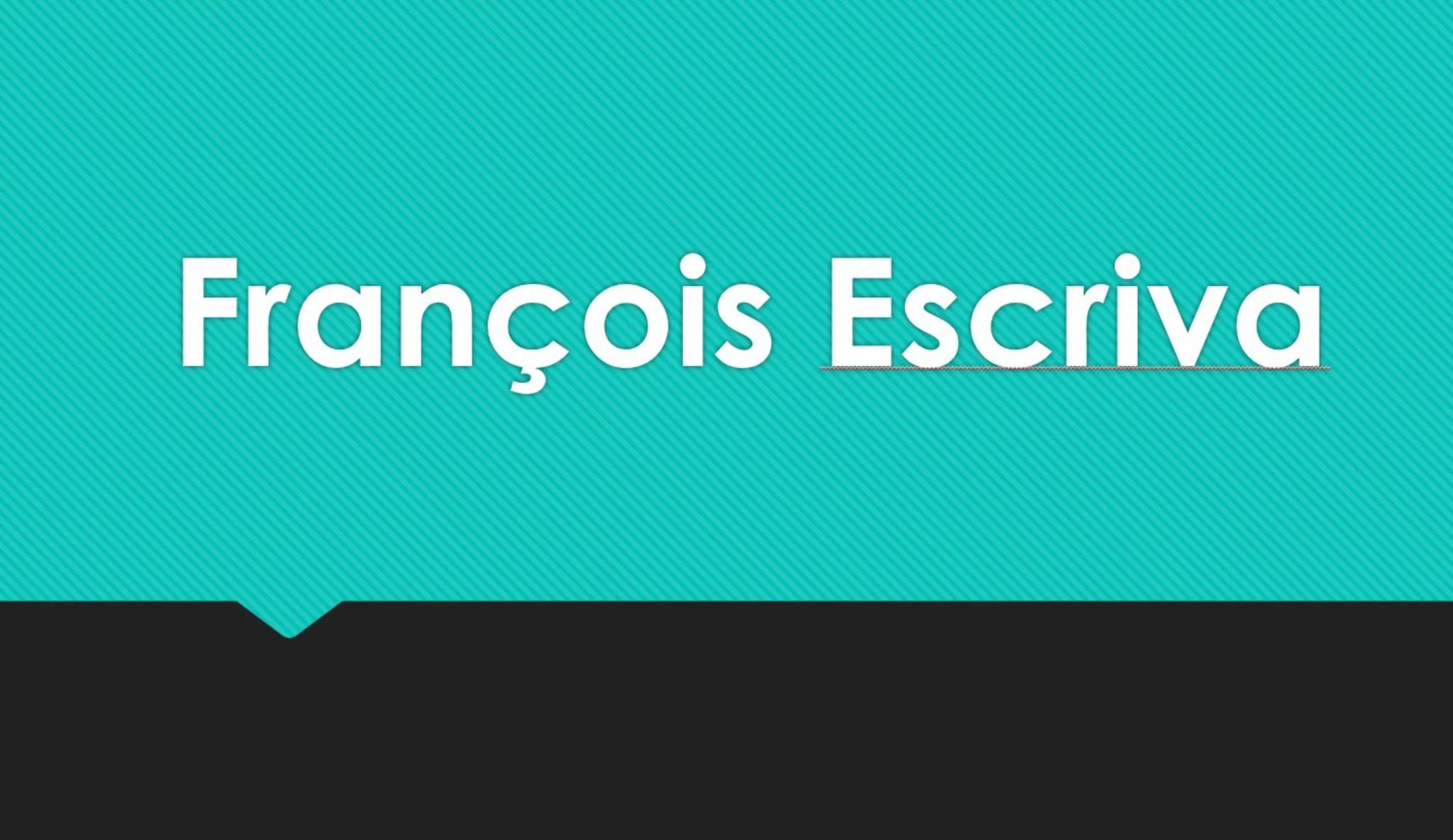 François Escriva - PARIS (Paris)