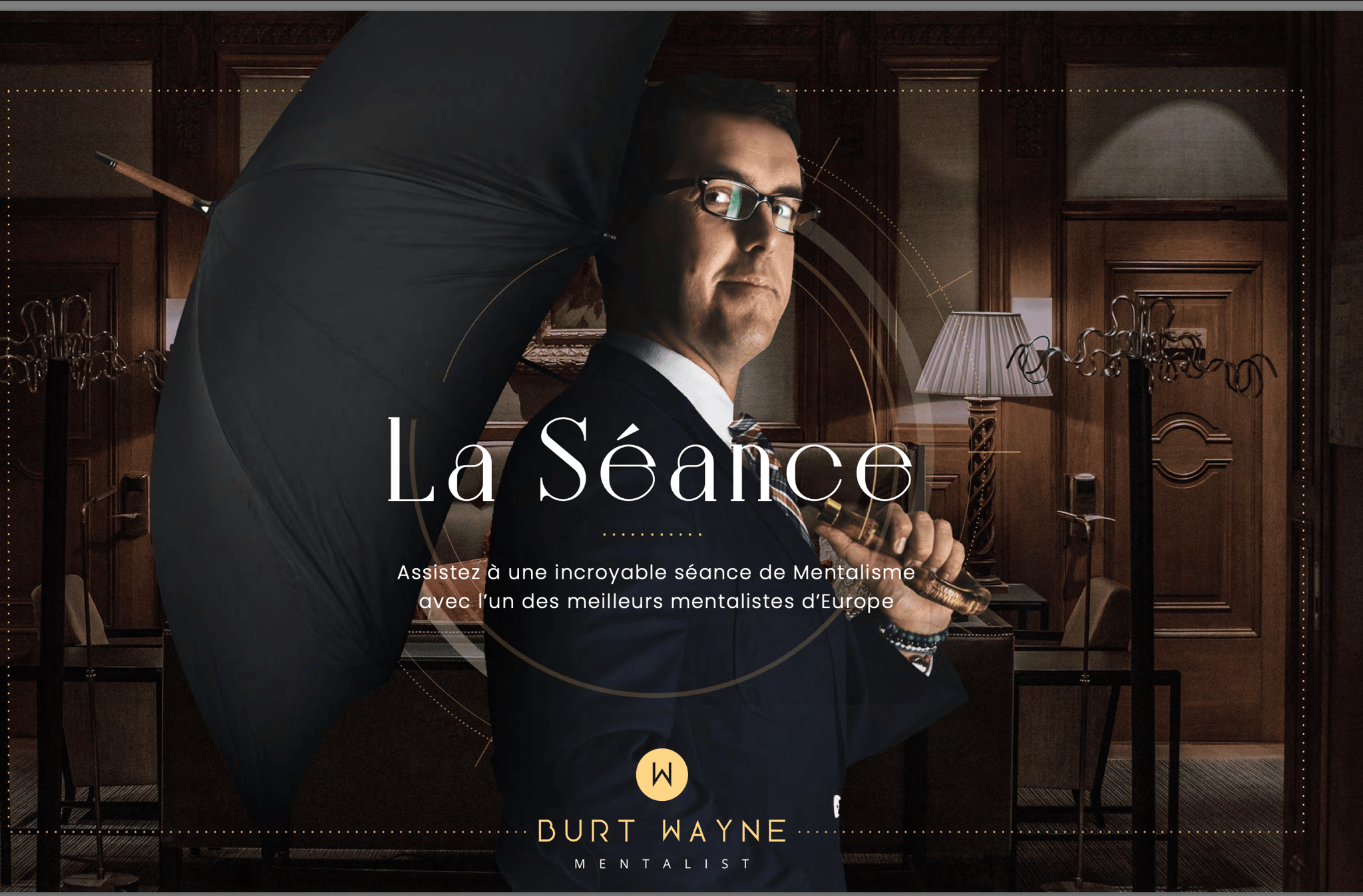 La Séance - show de mentalisme et expériences de proximité pour des groupes < 20 p. - SAINT-CLOUD (92)