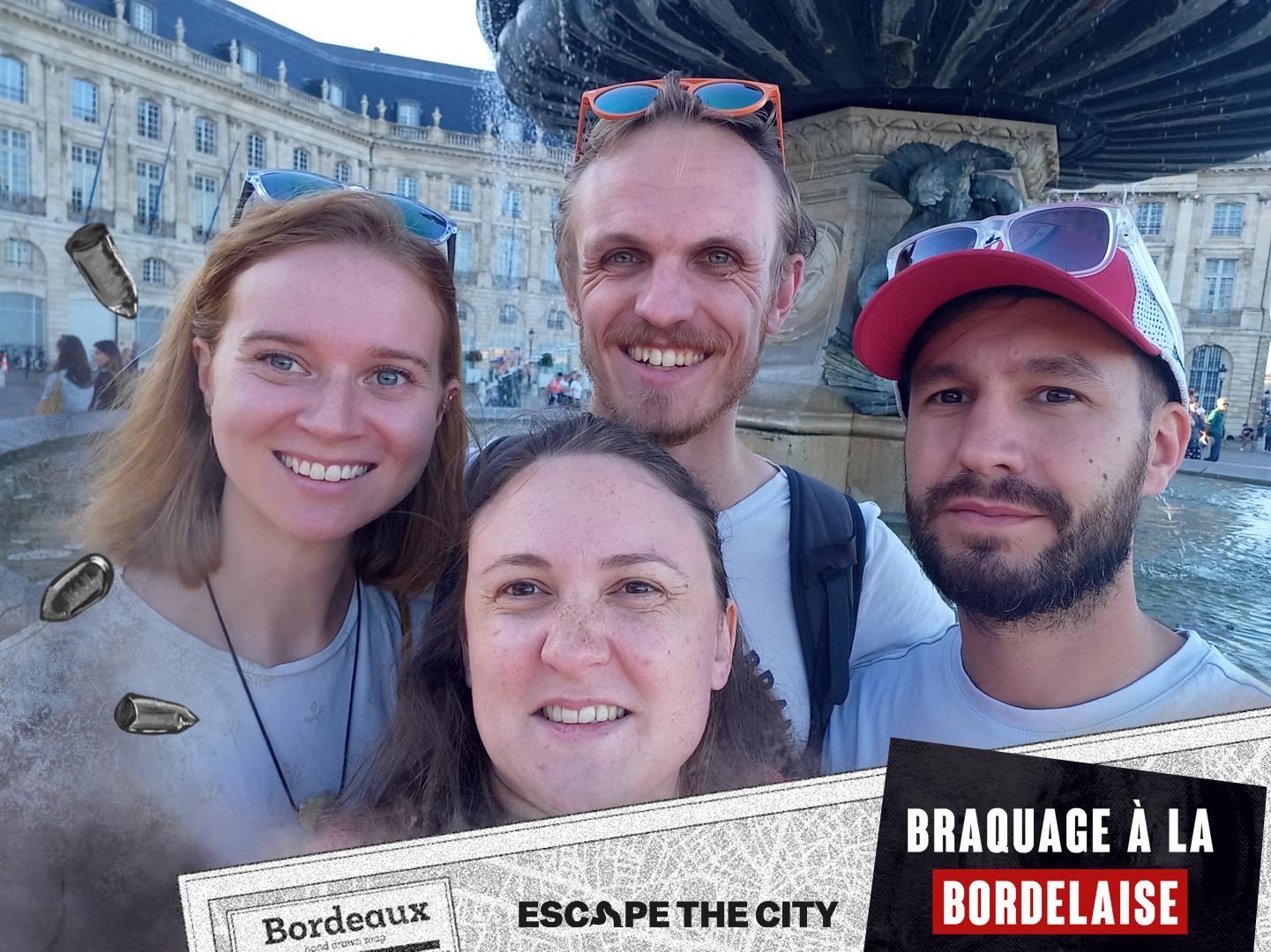 Escape Game extérieur Bordeaux - Braquage à la Bordelaise - BORDEAUX (33)