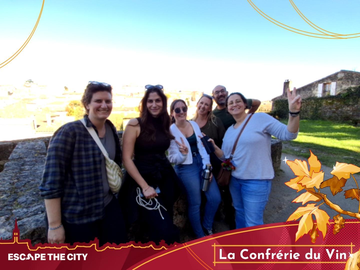 Escape Game extérieur Saint-Emilion - La Confrérie du vin - BORDEAUX (33)