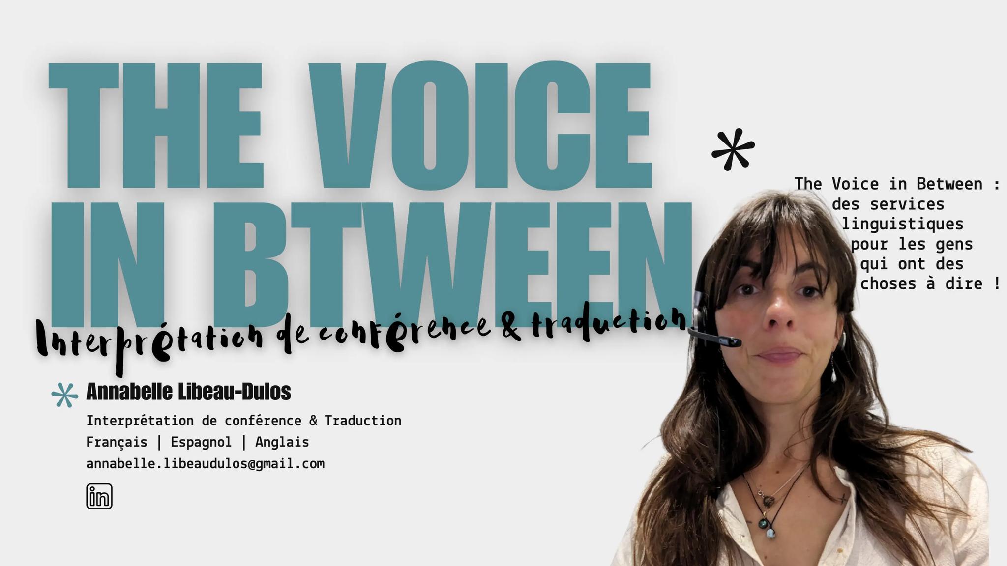 The Voice in Between - PONT-L'ABBÉ (Finistère)