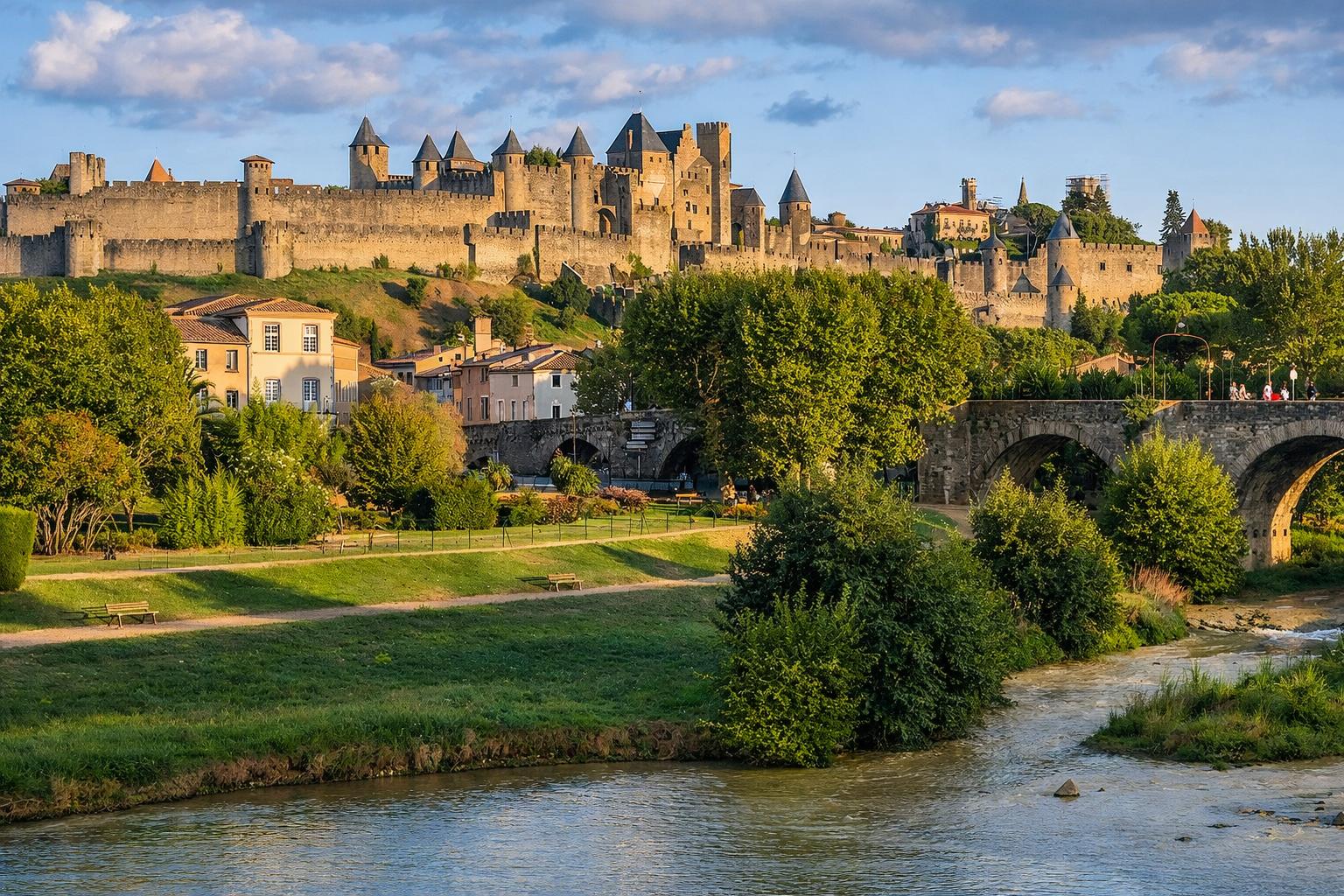 Château et remparts de la cité de Carcassonne - Carcassonne (Aude)