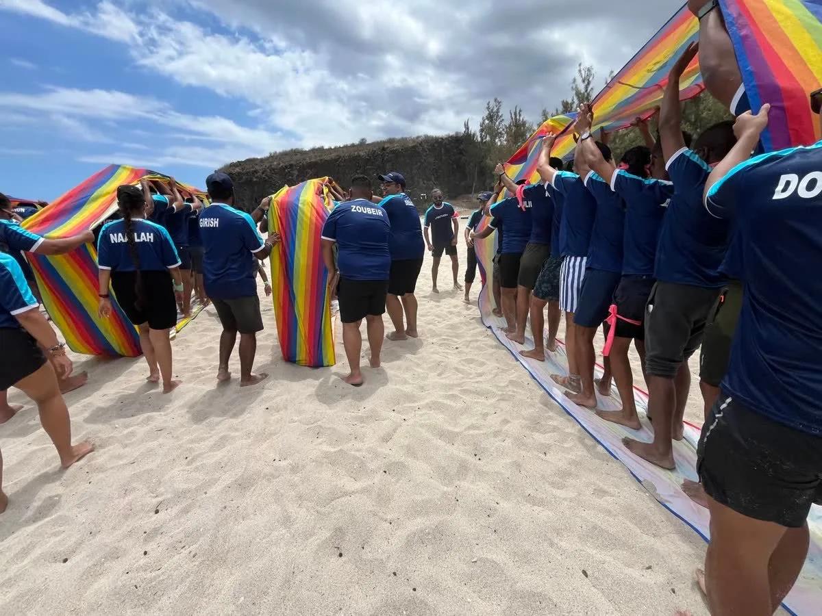 Koh-Lanta d'entreprise sur la plage - Le Tampon (974)