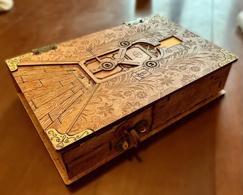 Le Grimoire - Escape box nomade immersive en bois - Icebreaker - null (null)