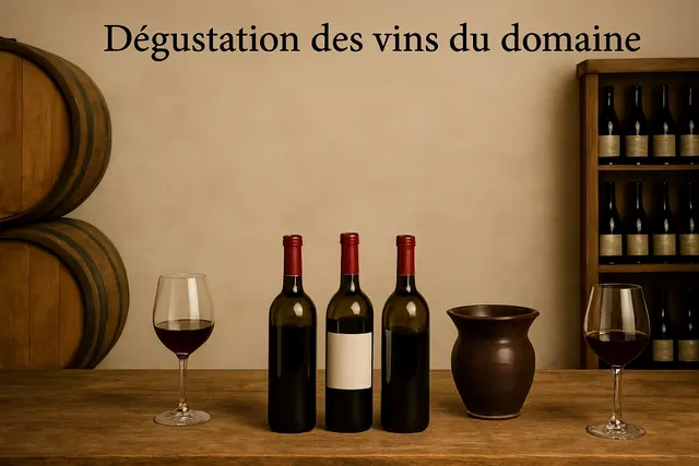 Dégustation des vins du domaine - Saint-Didier-sur-Beaujeu (Rhône)