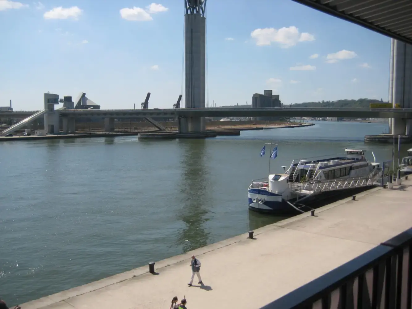 Vue sur Seine - Rouen (Seine-Maritime)