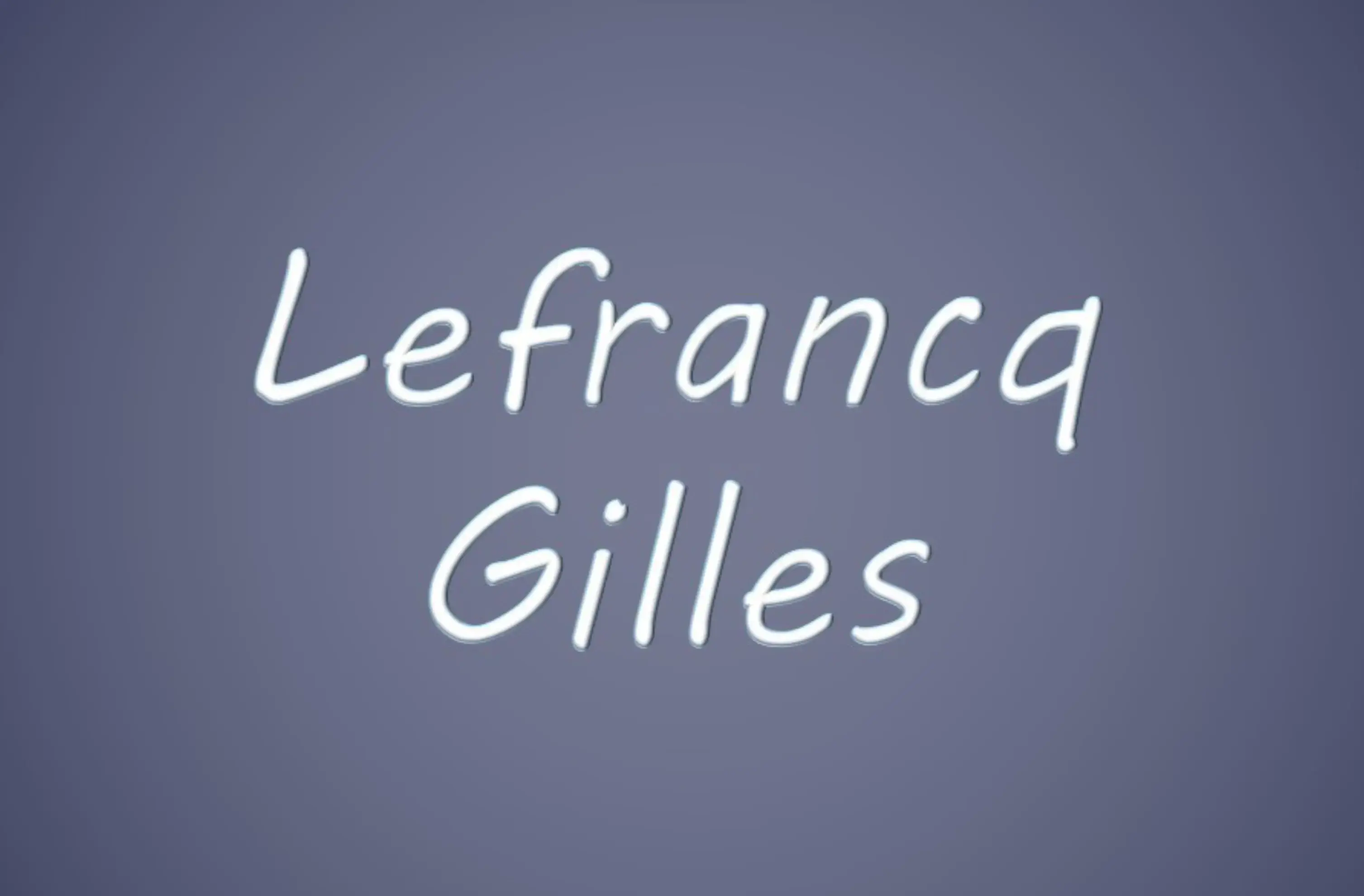 Lefrancq Gilles - MES (null)