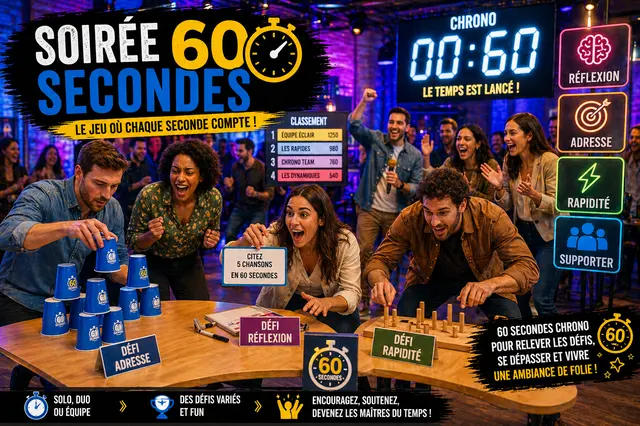 Soirée 60 Secondes - SAINT-GERMAIN-EN-LAYE (78)