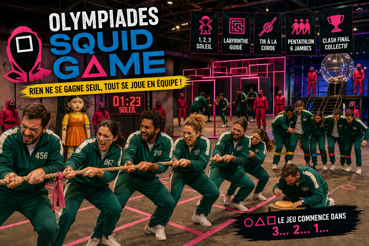 Squid Game - SAINT-GERMAIN-EN-LAYE (78)