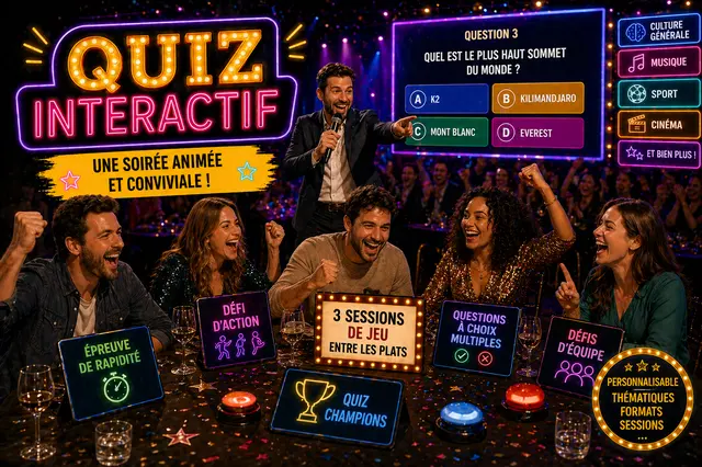 Soirée Quiz Intéractif - SAINT-GERMAIN-EN-LAYE (78)
