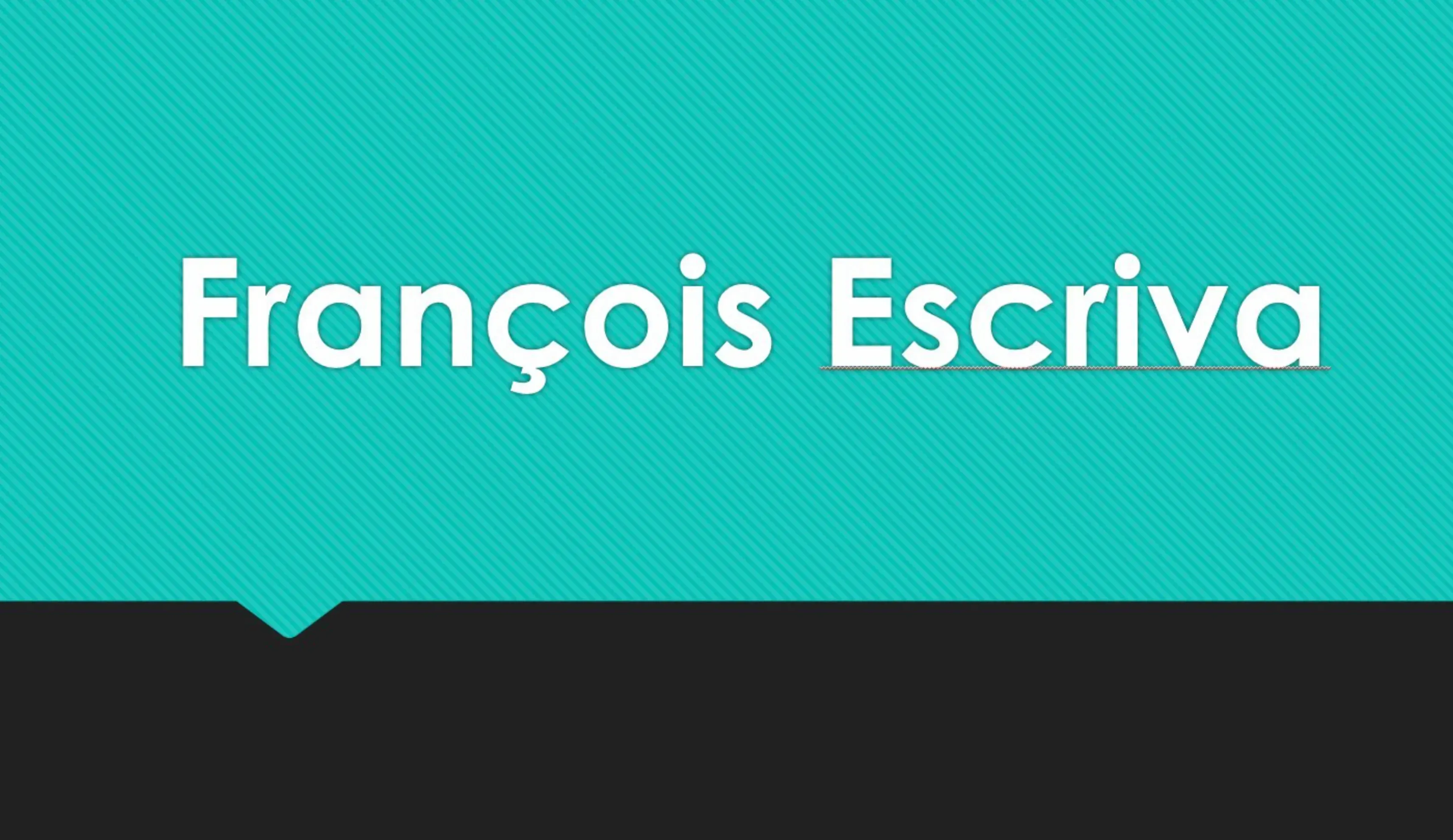 François Escriva - PARIS (Paris)