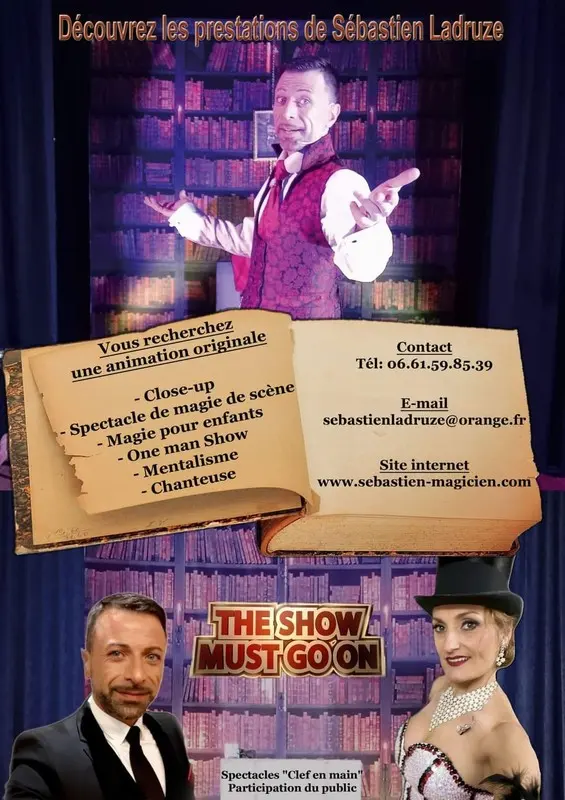 Magicien Sébastien Ladruze - AUXERRE (Yonne)