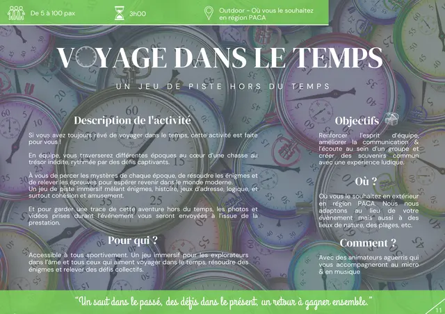 Voyage dans le temps - FLAYOSC (Var)