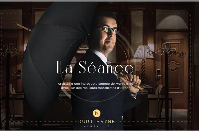 La Séance - show de mentalisme et expériences de proximité pour des groupes < 20 p. - SAINT-CLOUD (92)