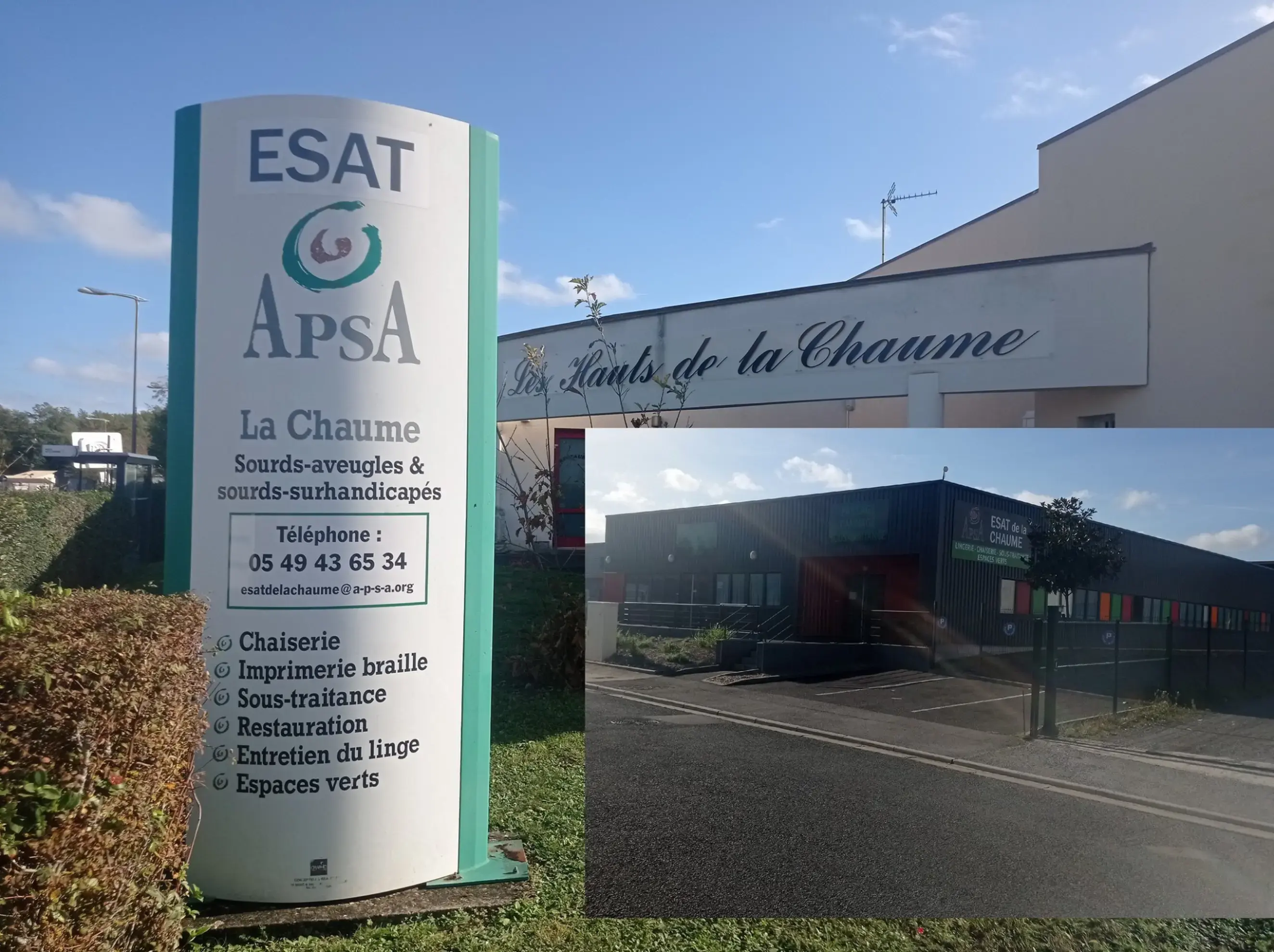 ESAT de la Chaume - SAINT-BENOÎT (Vienne)