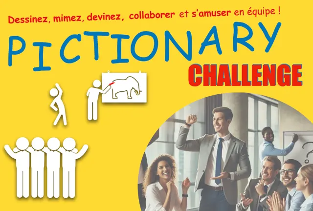 PICTIONARY CHALLENGE - Dessinez ✏️, Mimez 🕺, Devinez ❓🤔💡 - PARIS (75)