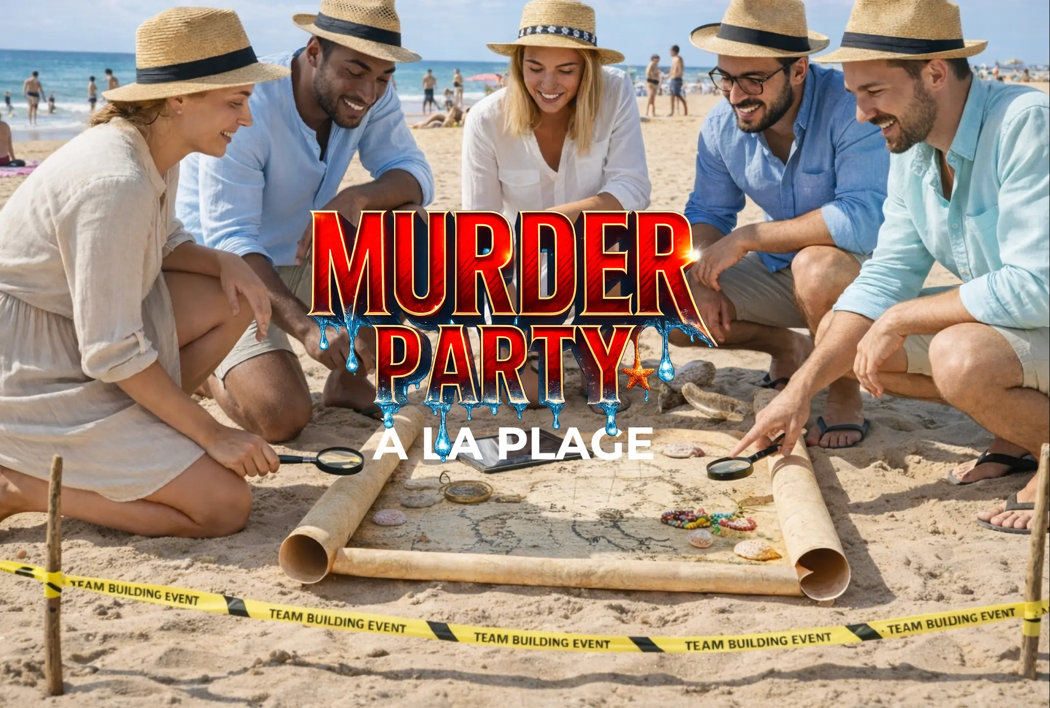 MURDER PARTY sur la plage 🌊🏖️ - PARIS (75)