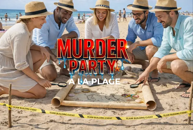 MURDER PARTY sur la plage 🌊🏖️ - PARIS (75)