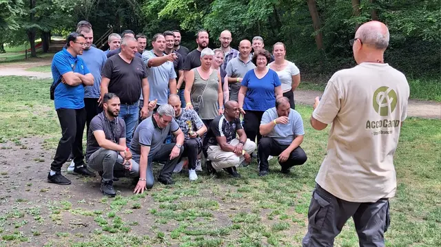 Journée de cohésion dans les arbres - Chartres (Eure-et-Loir)