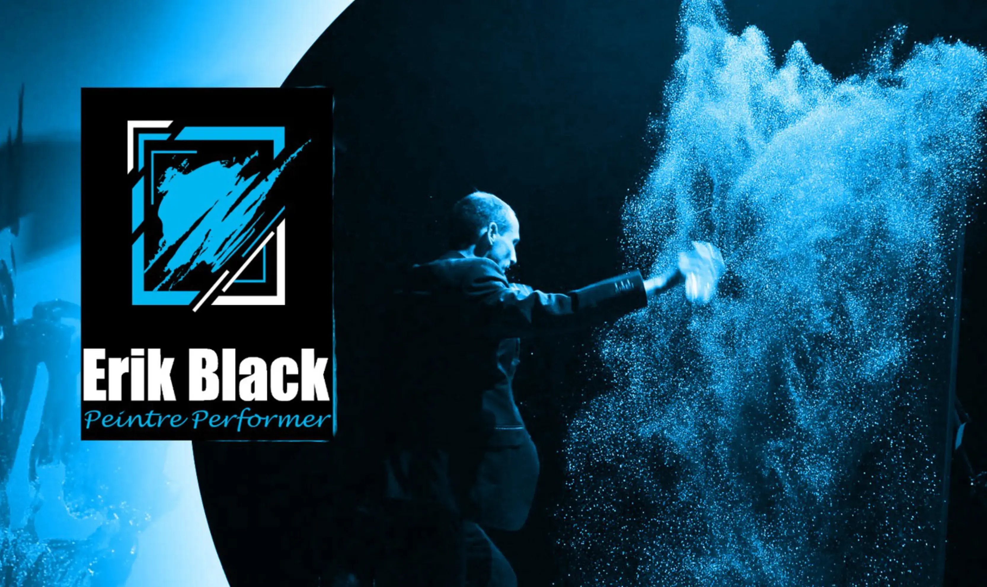 Erik black painting - Vezins (Maine-et-Loire)