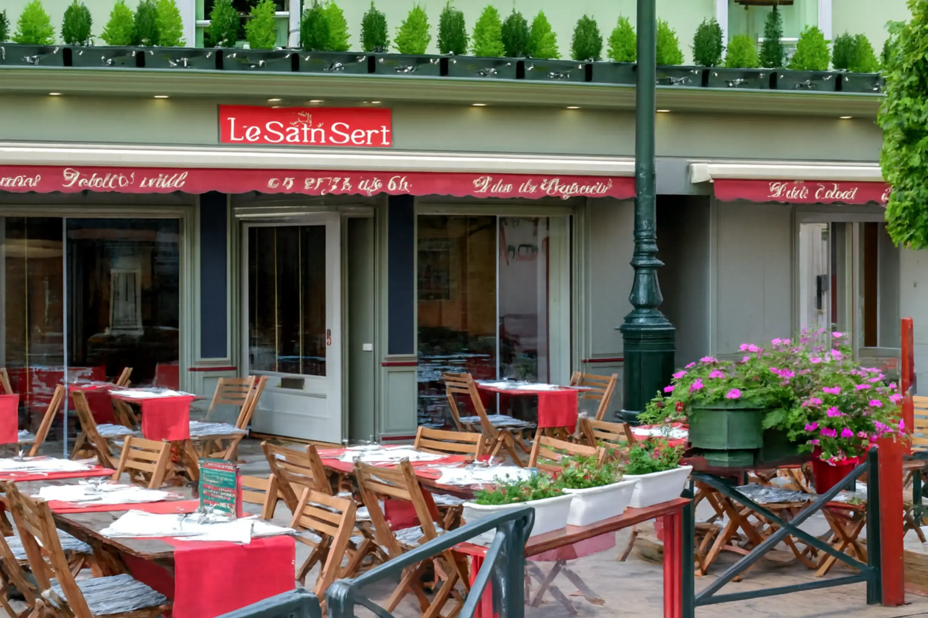 Restaurant Le Sain Sert - Puteaux (Hauts-de-Seine)