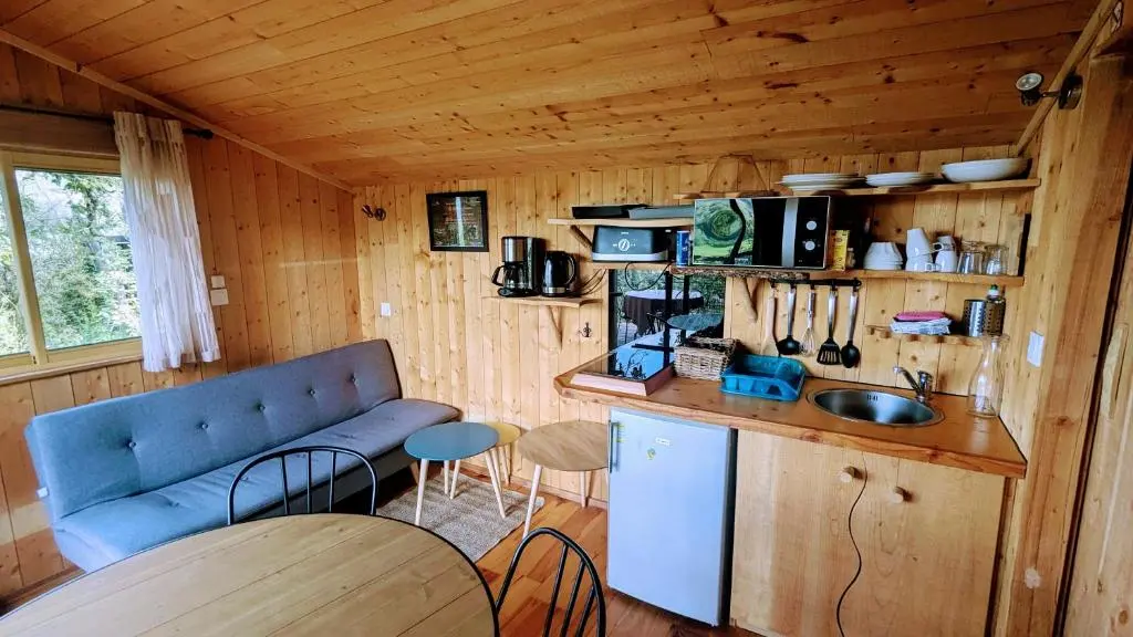 Cabanes et Lodges du Belvédère - Serrières-sur-Ain (Ain)